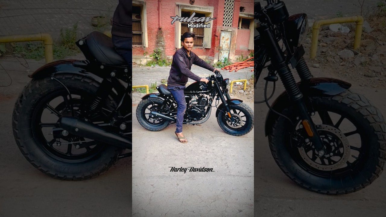 Old Model Pulslar 150cc Modified to Bobber look 😳😳 