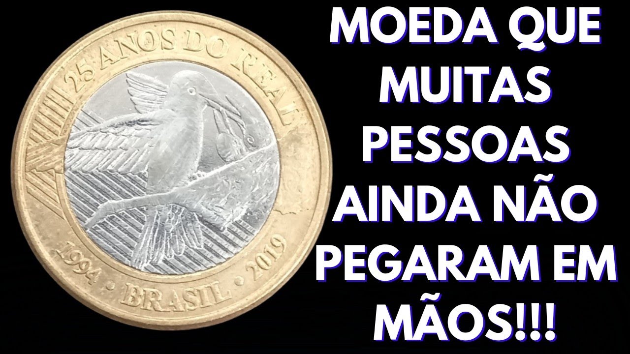 PARECE BRINCADEIRA, MAS MUITAS PESSOAS SEQUER SABEM QUE ESTA MOEDA DE 1 REAL DO BEIJA FLOR EXISTE!!!