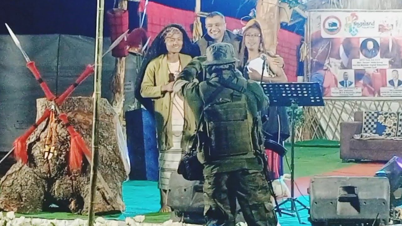 Yimkhiunger tsüngkamnyo mini Hornbill Festival Mündün entertainment alo & athrong🤣🤣🤣