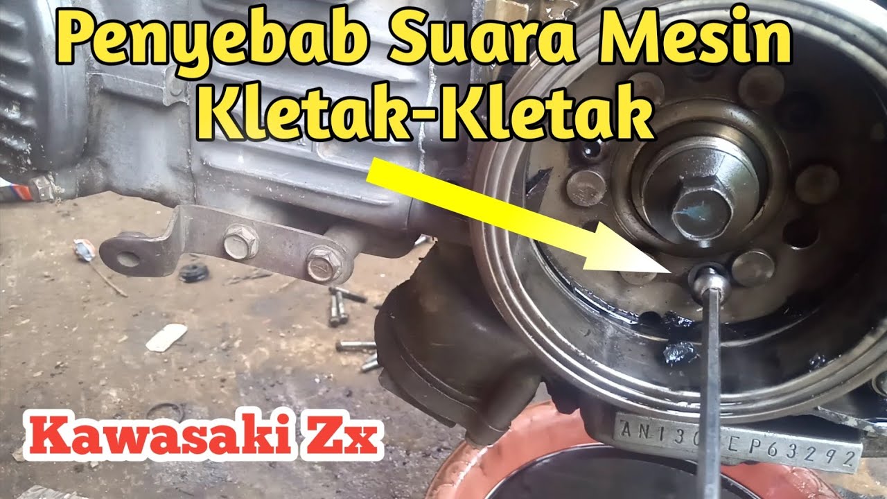 bila mesin hidup kawasaki zx suara kletak kletak