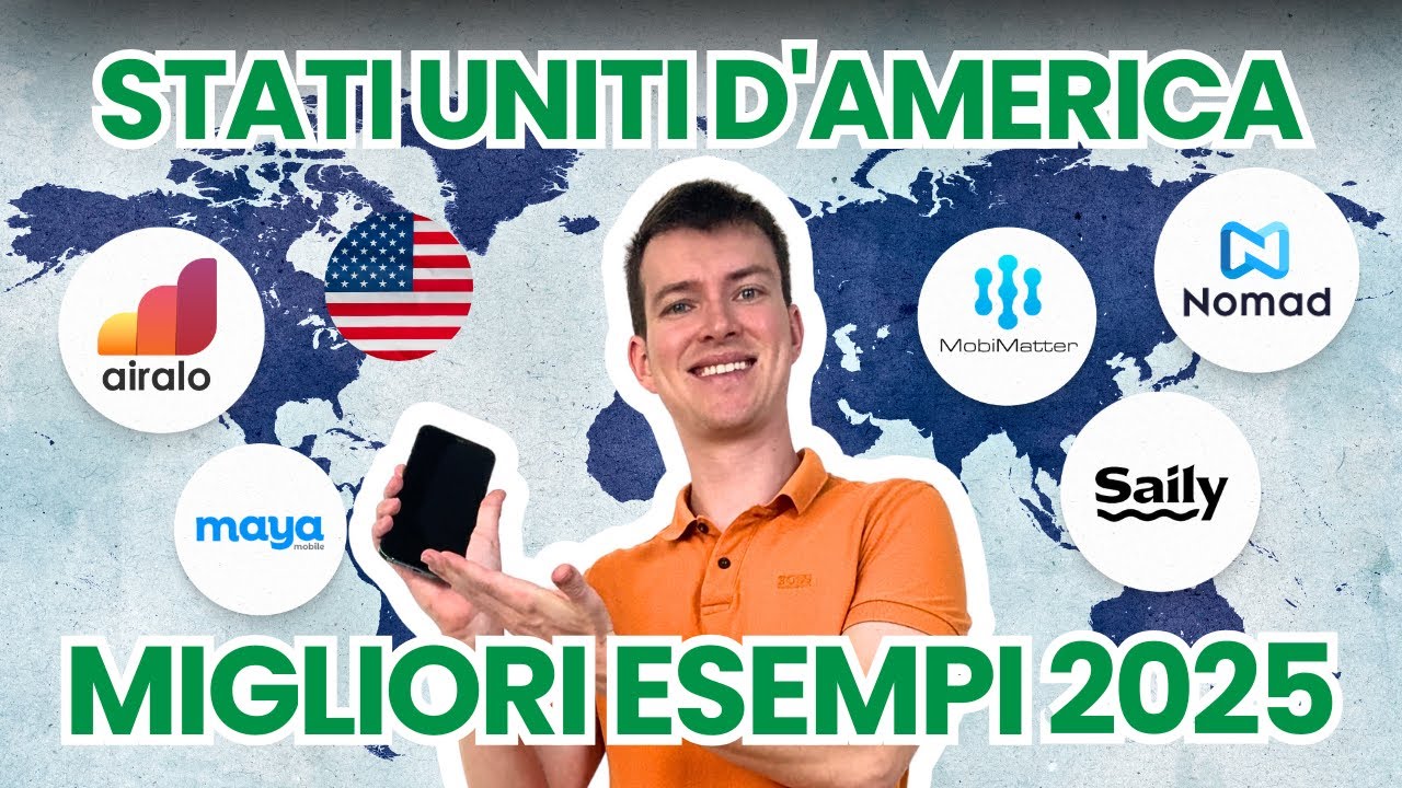 Le migliori eSIMs online Stati Uniti d'America del 2025