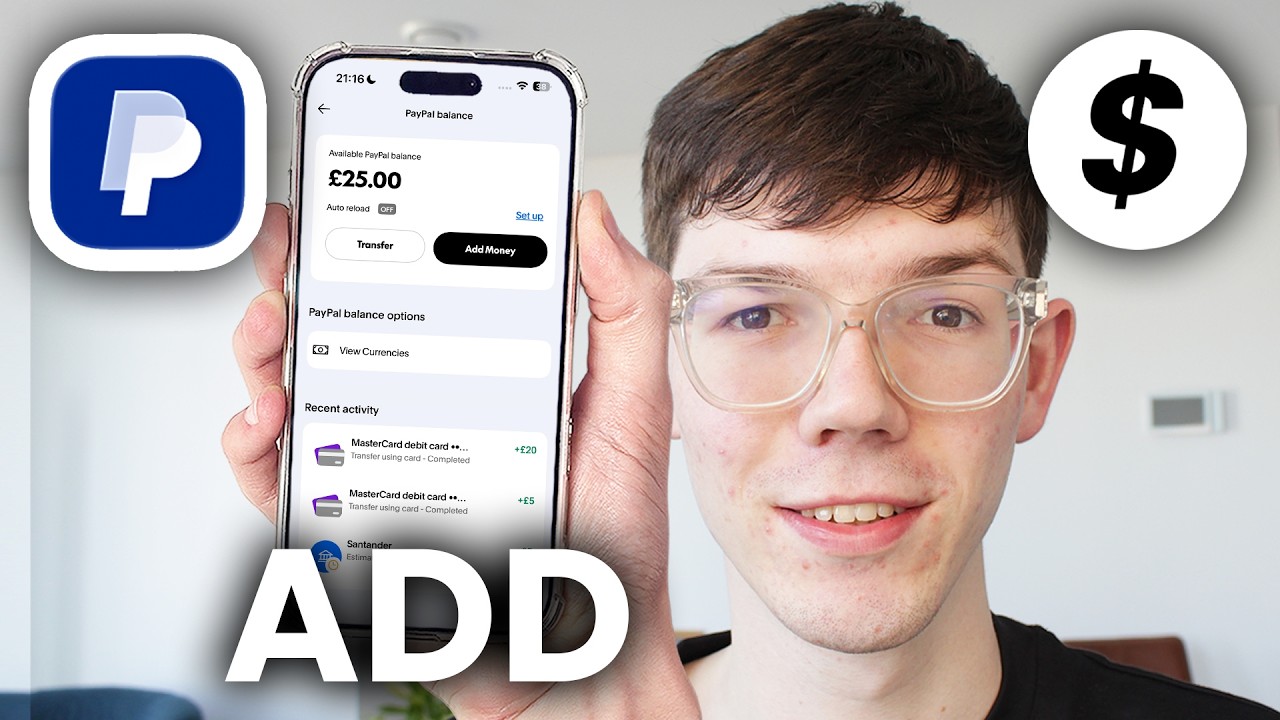 How To Add Money To PayPal Account - Tutorial