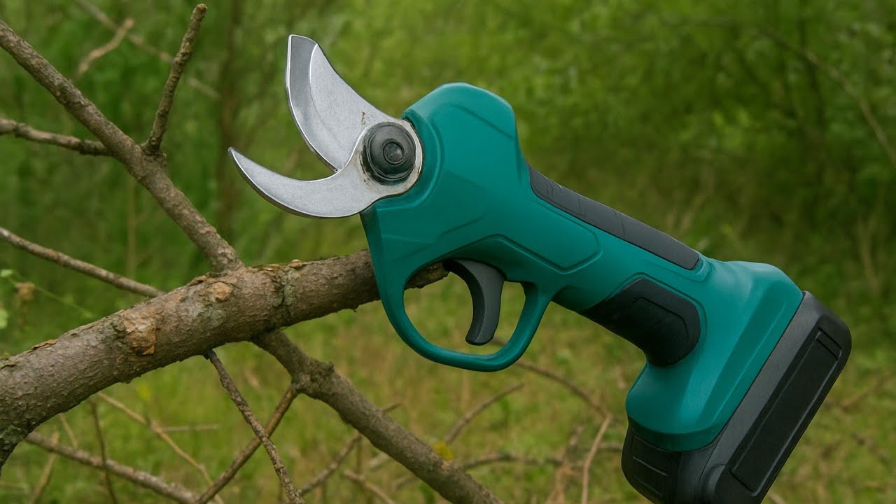 Electric Pruner Clearing Land from Branches | Part 4