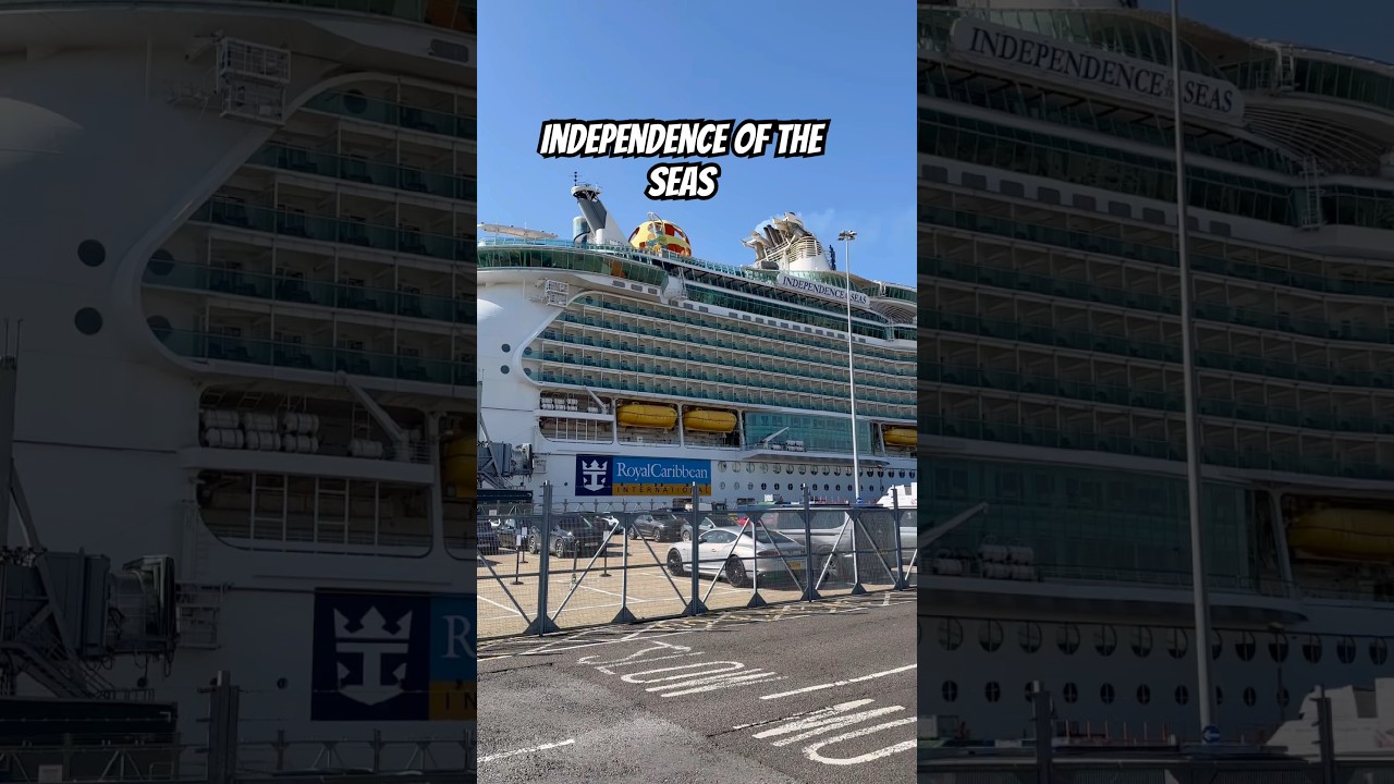 «Independence of the Seas» пришвартовалась в Саутгемптоне, Англия. 