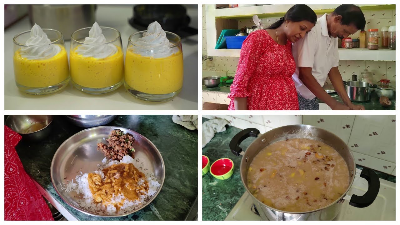 Going to mom's home for delivery - dad's reply/Non veg lunch and jackfruit payasam by appa