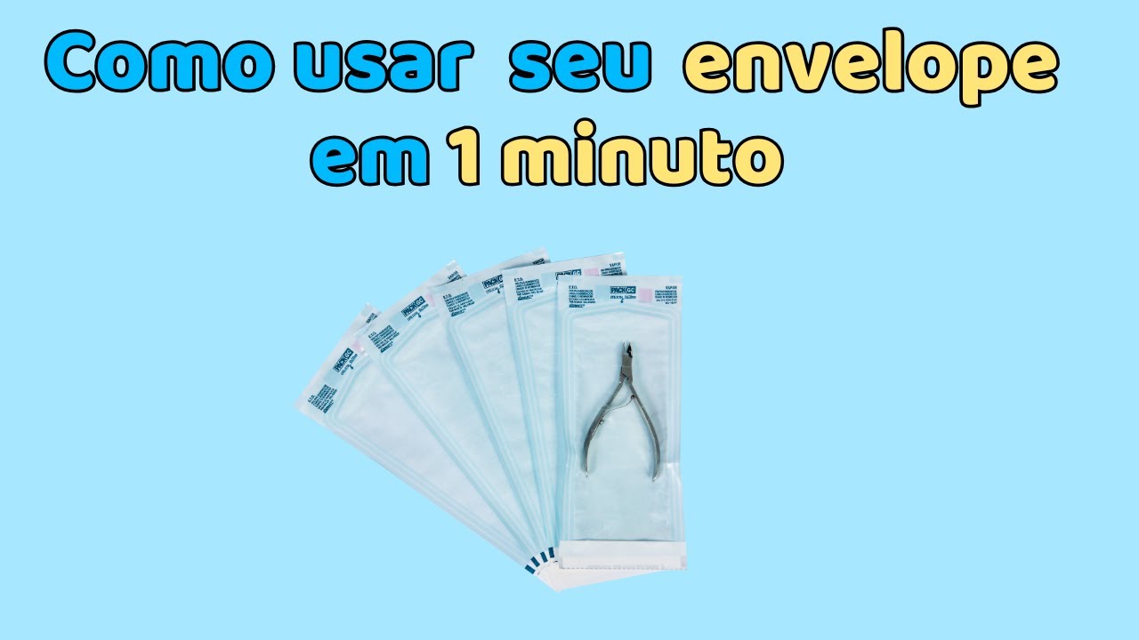 Aprenda como usar o Envelope de Autoclave em 1 Minuto 🕒