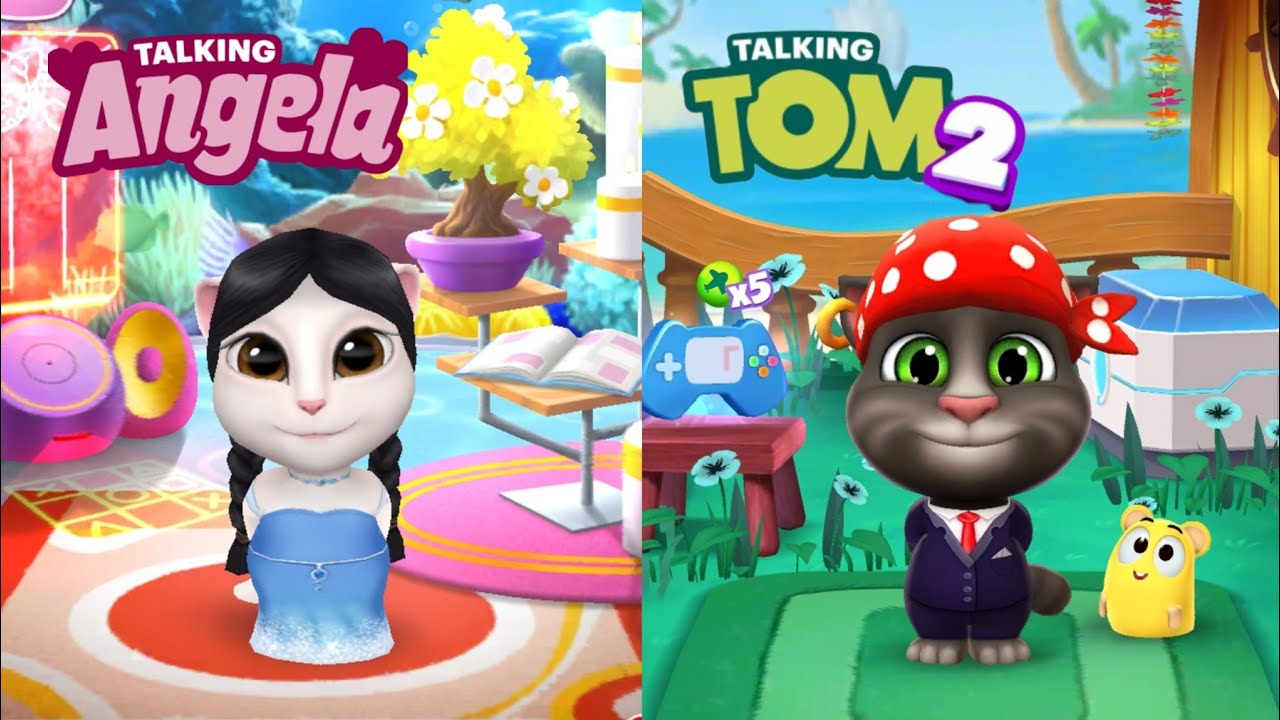 Angela vs Tom: cute, funny, and entertaining 🐾✨