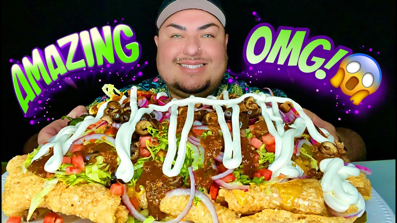 LOADED Chicharron Super Nachos • Recreating One Of My First Mukbangs