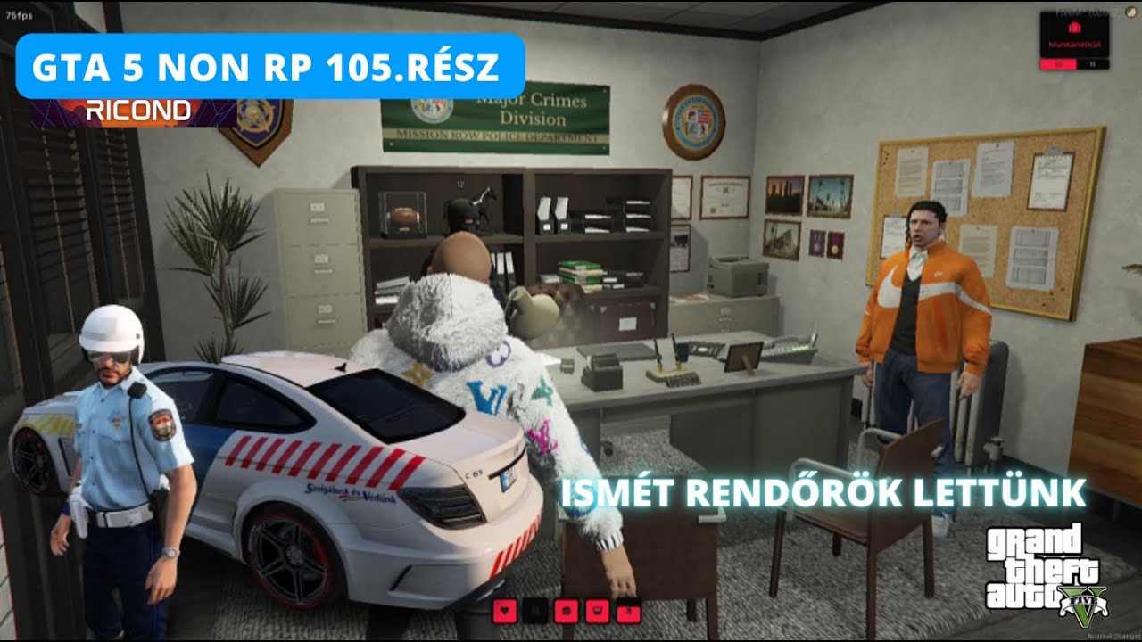 Gta 5 Non RP! 105. rész. A Nonos Rendőrök Visszatértek!👮