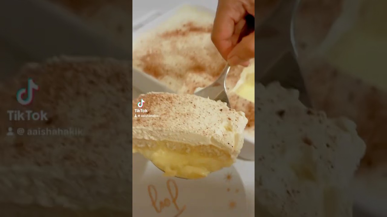 #custardcream #pie  #simpledesserts #shorts #food #halal #nocookdessert #nocookingrecipes