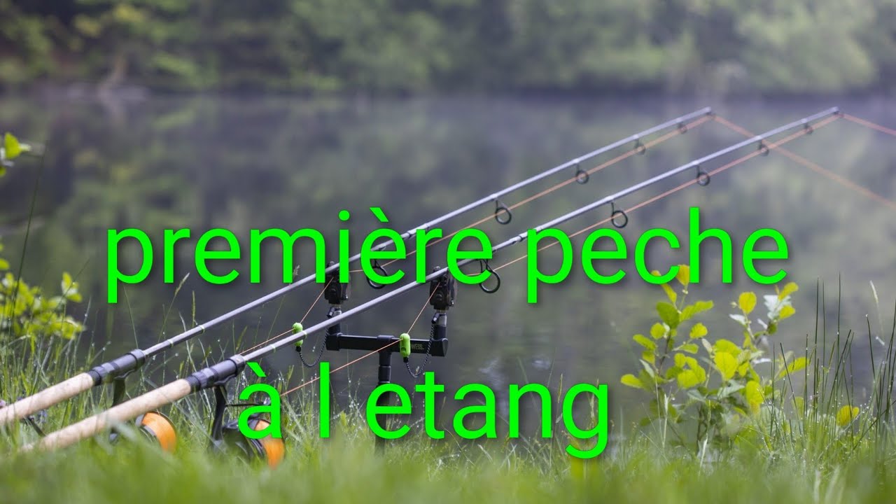 Première peche à l etang