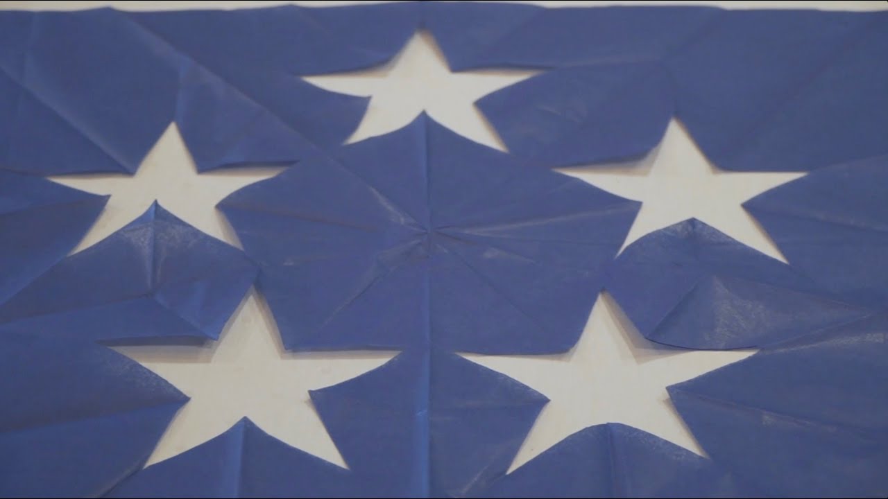 Fold-And-Cut Flag