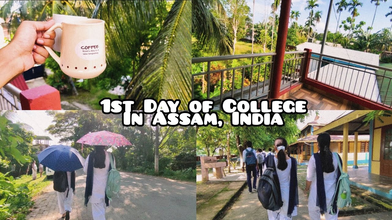 First Day in Sibsagar College||First vlog||1st day of college || A Realistic, Vlog#1 || India, Assam