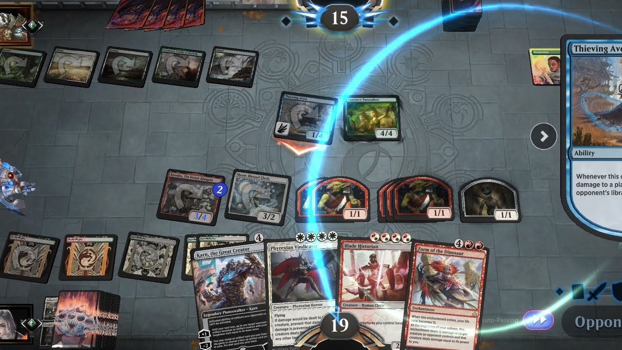 Ep878: CorrieaBorosTokens deck vs blue/green/black/white deck. Platinum ranked Historic MTGA