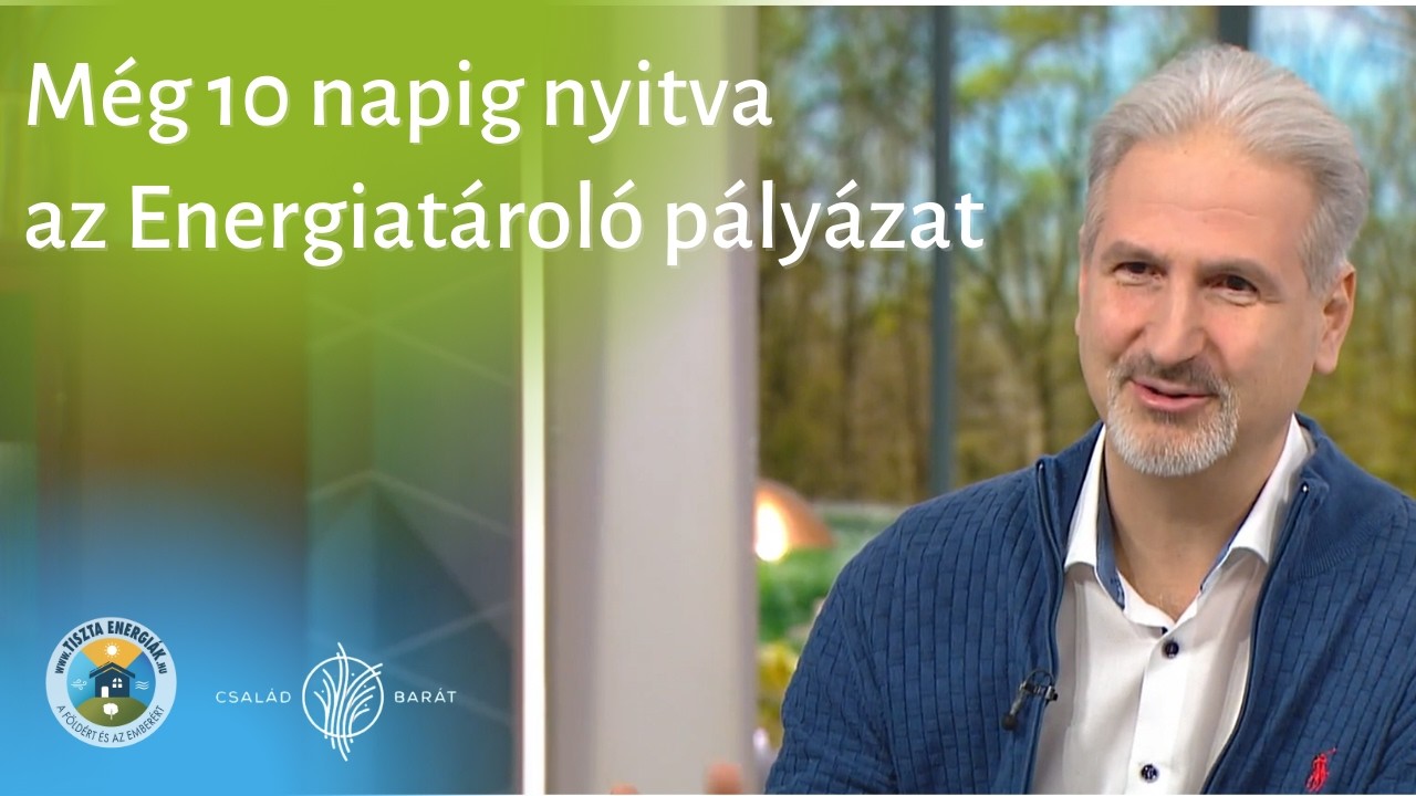 Még 10 napig nyitva az energiatároló pályázat!