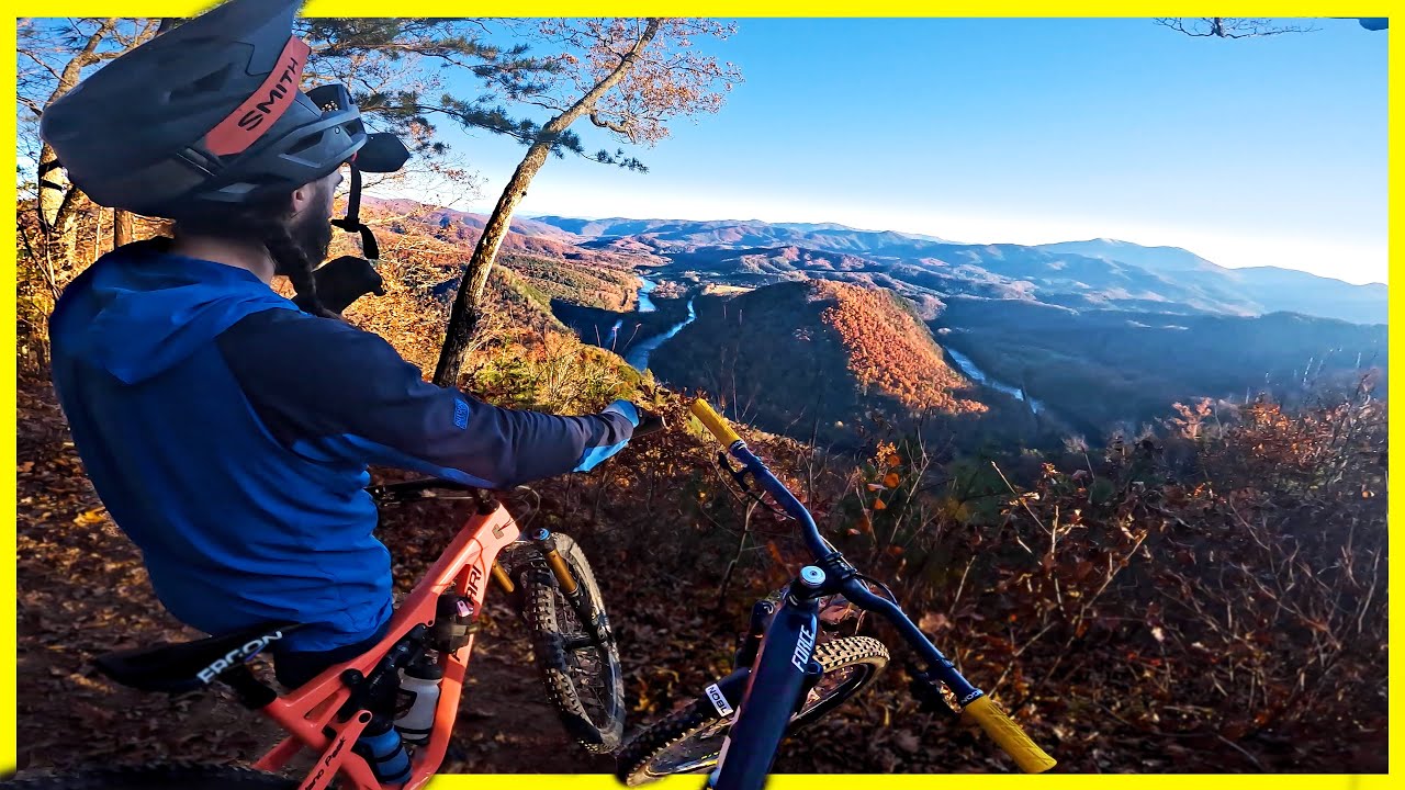 Descending 2600ft with the Singletrack Sampler!