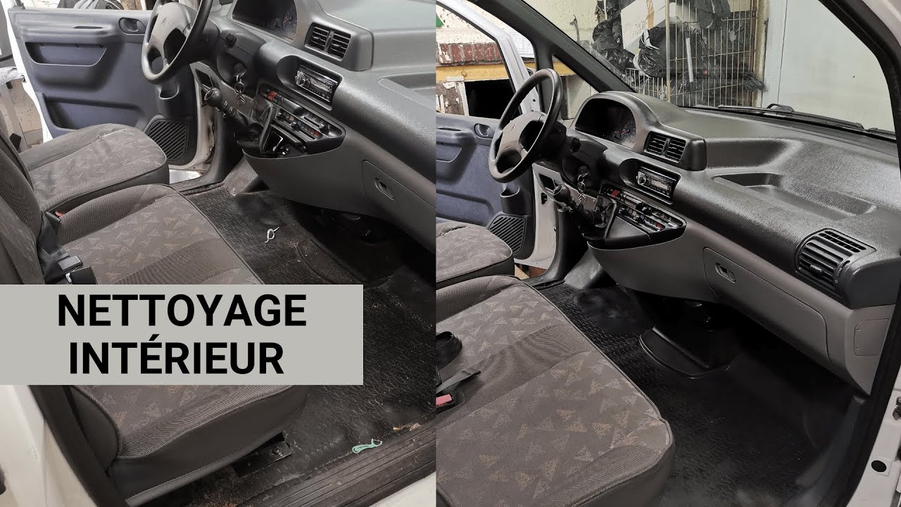 Van Detailing intérieur : nettoyage avant/après - Mode Detailing