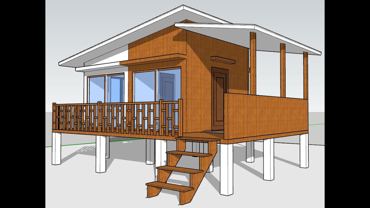 How I made This in REAL TIME  Part 1 - Super EASY to BUILD #bahay #easyhouse #sketchup