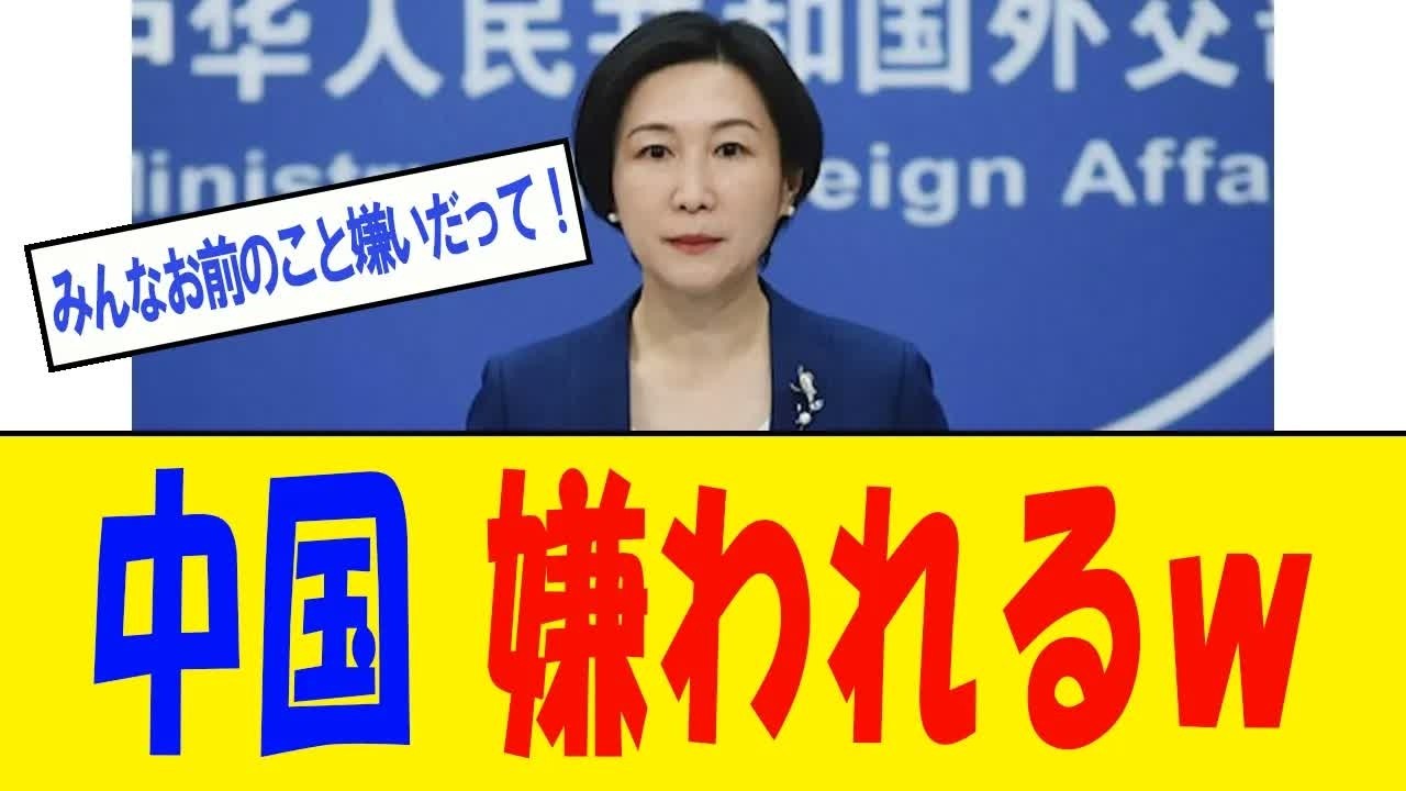 【爆笑】中国さん、国連で喚き散らして世界中から嫌われるｗｗｗ📢
