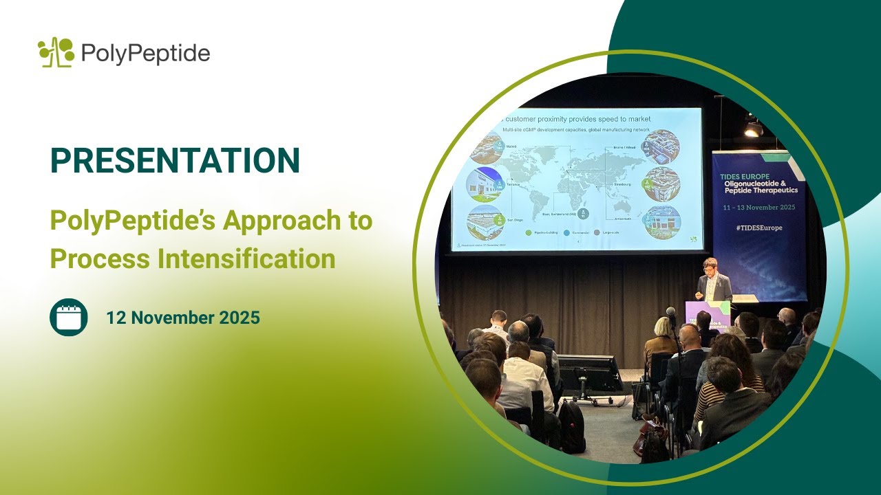 PolyPeptide&rsquo;s Approach to Process Intensification: Tackling the increasing Peptide Demand
