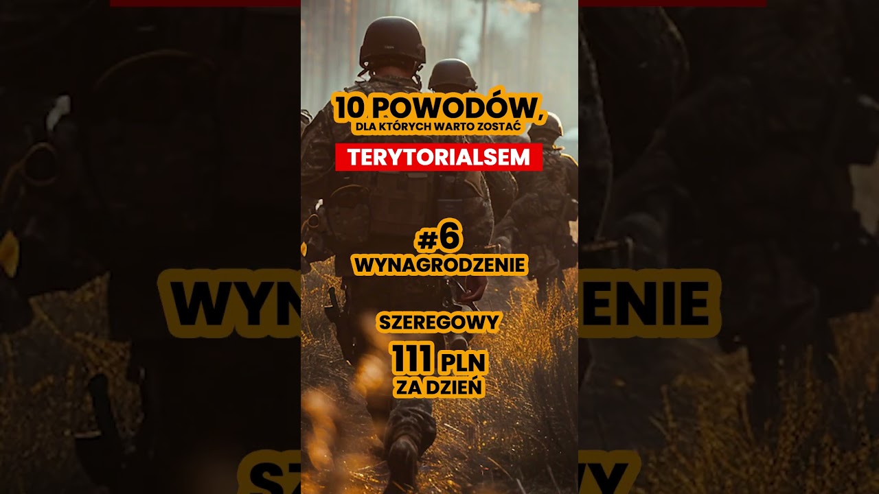 10 powod&oacute;w, dla kt&oacute;rych warto zostać TERYTORIALSEM