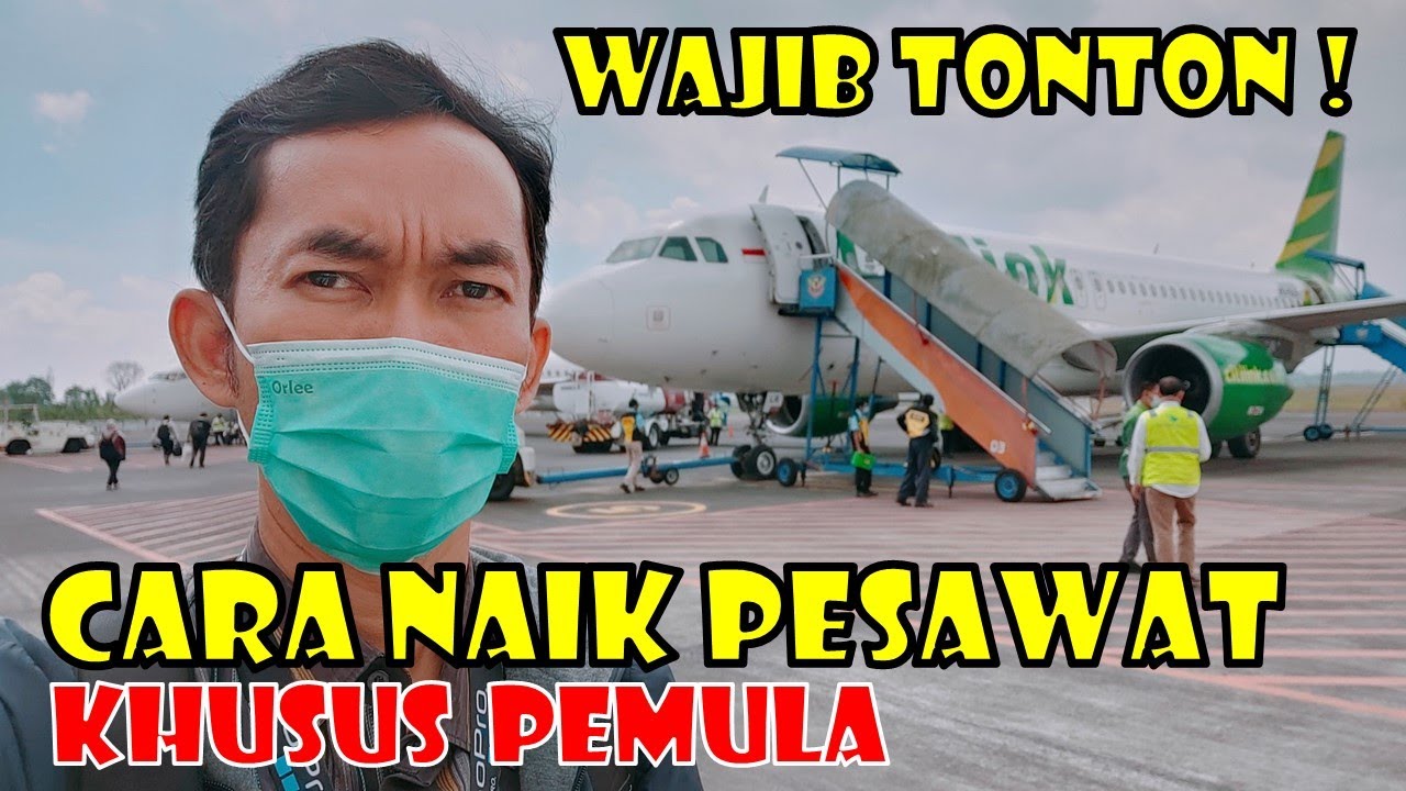Cara Naik Pesawat Terbang di Bandara Adi Sumarmo Solo KHUSUS PEMULA