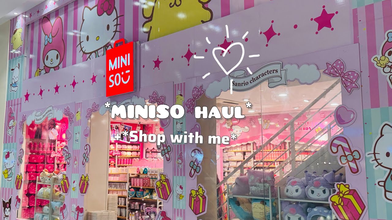 MINISO shop with me + MINISO haul 🛍️ Sanrio, Plushies, Mugs and more~