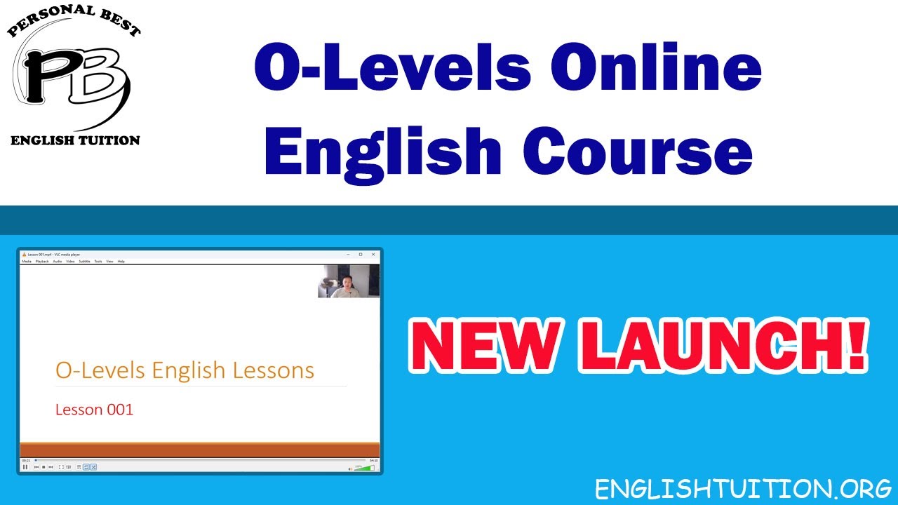 O'Levels English Online Course Introduction Video - Newly Released!