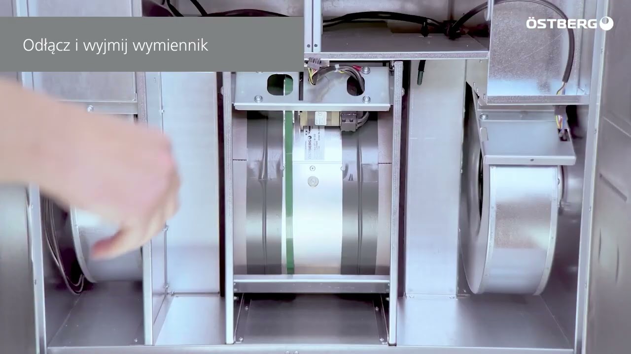 Wymiana wymiennika w Centrali Wentylacyjnej HERU T - Poradnik Dla Instalator&oacute;w | #&Ouml;STBERG