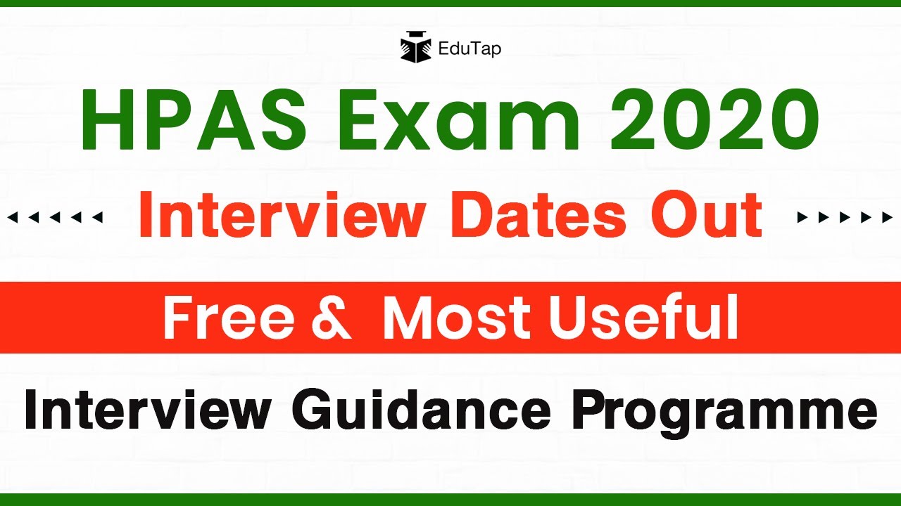 Important Update | Interview Dates Out | HPAS Exam | Assistant Professor| Assistant Engineer | HPPSC