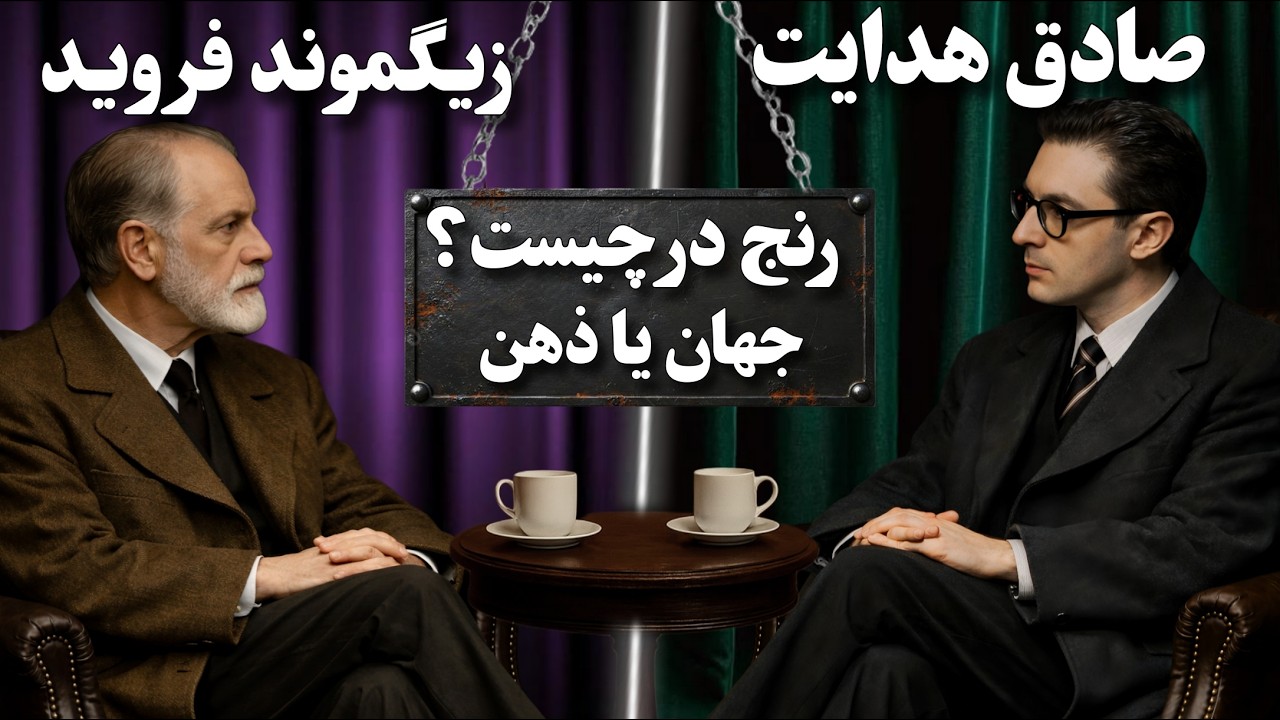 مناظره صادق هدایت در برابر فروید | منشأ رنج کجاست؟