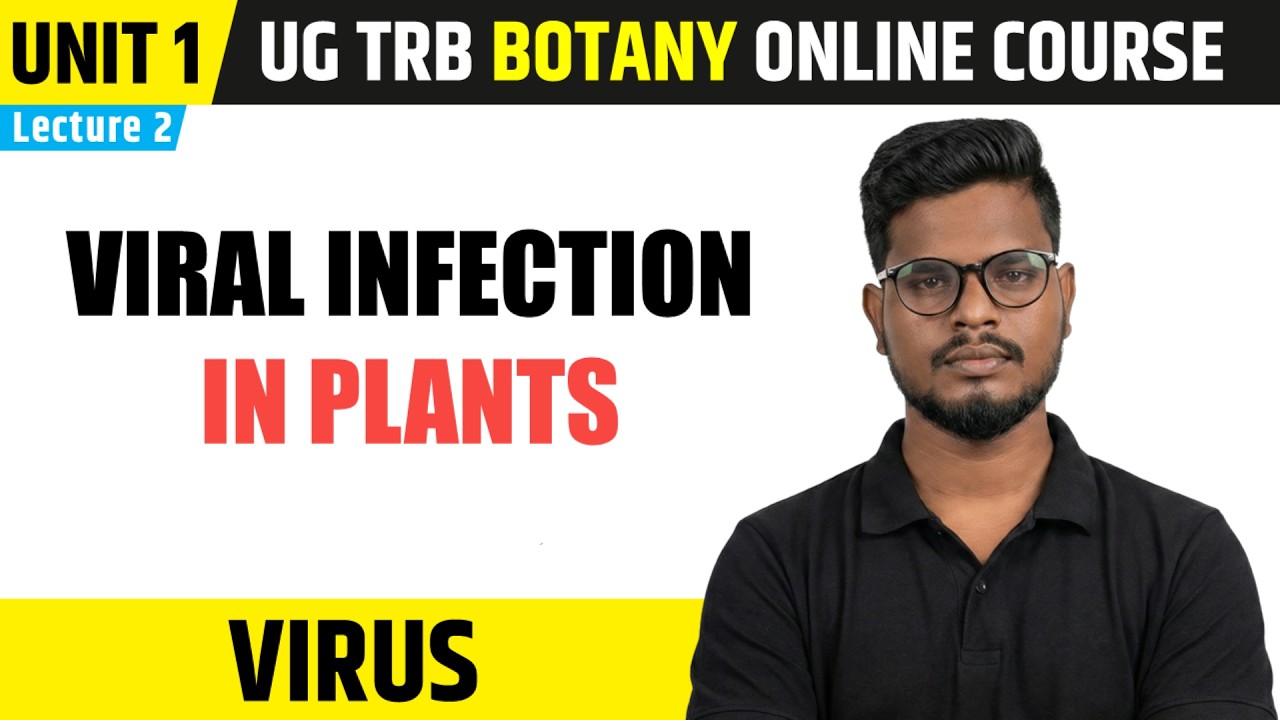 Viral Infection in Plants | Virus in Tamil (2) | UG TRB Botany Course