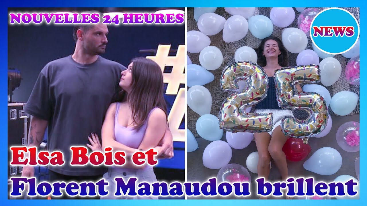 🌟 Elsa Bois fait briller un détail intéressant concernant Florent Manaudou qui fait réagir