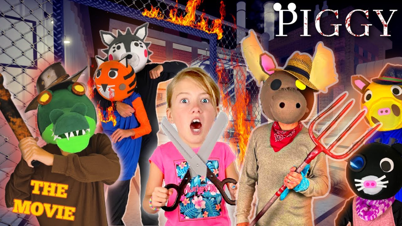 Escaping Roblox PIGGY In REAL Life | THE FULL MOVIE