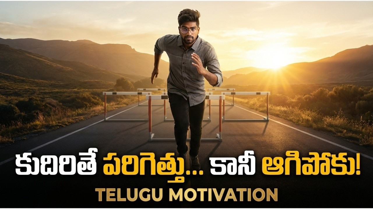 కుదిరితే పరిగెత్తు... కానీ ఆగిపోకు! | Powerful Life Motivation in Telugu