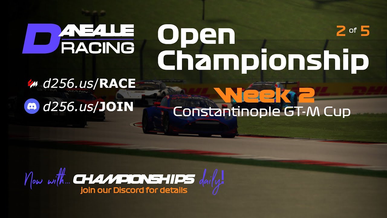 d256.us/RSS Constantinople GT-M Cup | Danealue.com Week 2 GT-M Championship | 2 of 5