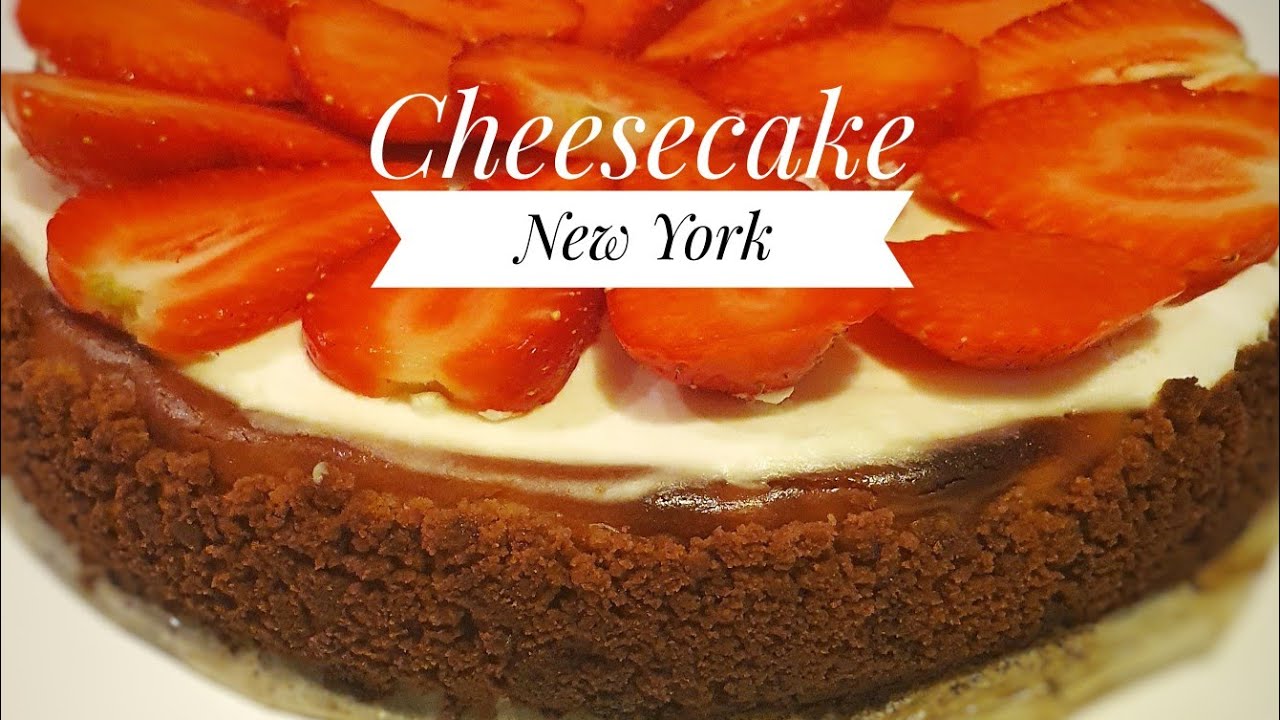 New York Cheesecake, original taste with mascarpone and ricotta cheese