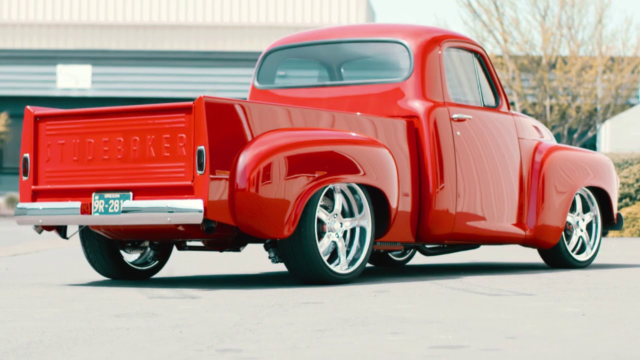 MetalWorks ProTouring 1955 Studebaker truck build featuring an Art Morrison chassis.