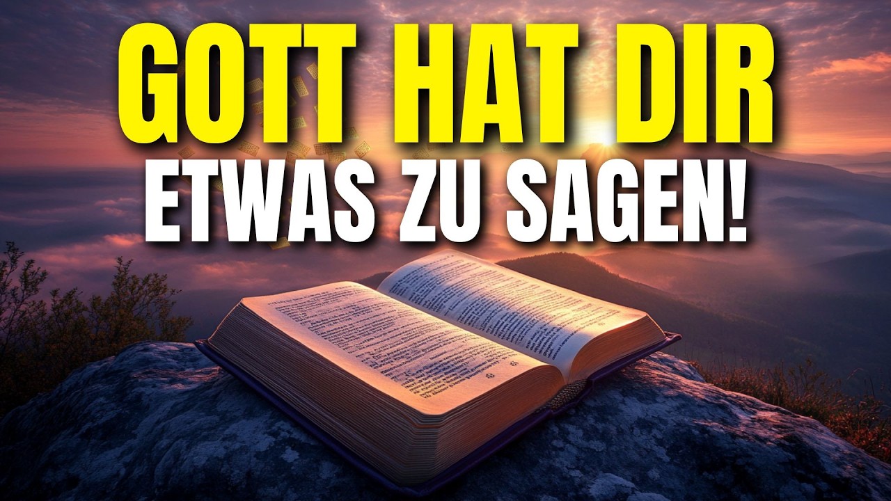 Du machst dir ständig Sorgen Hör dir an, was Gott dir JETZT sagen will!