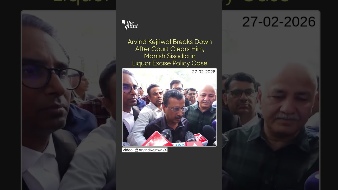 Arvind Kejriwal Breaks Down After Court Clears Him, Manish Sisodia in Liquor Excise Policy Case