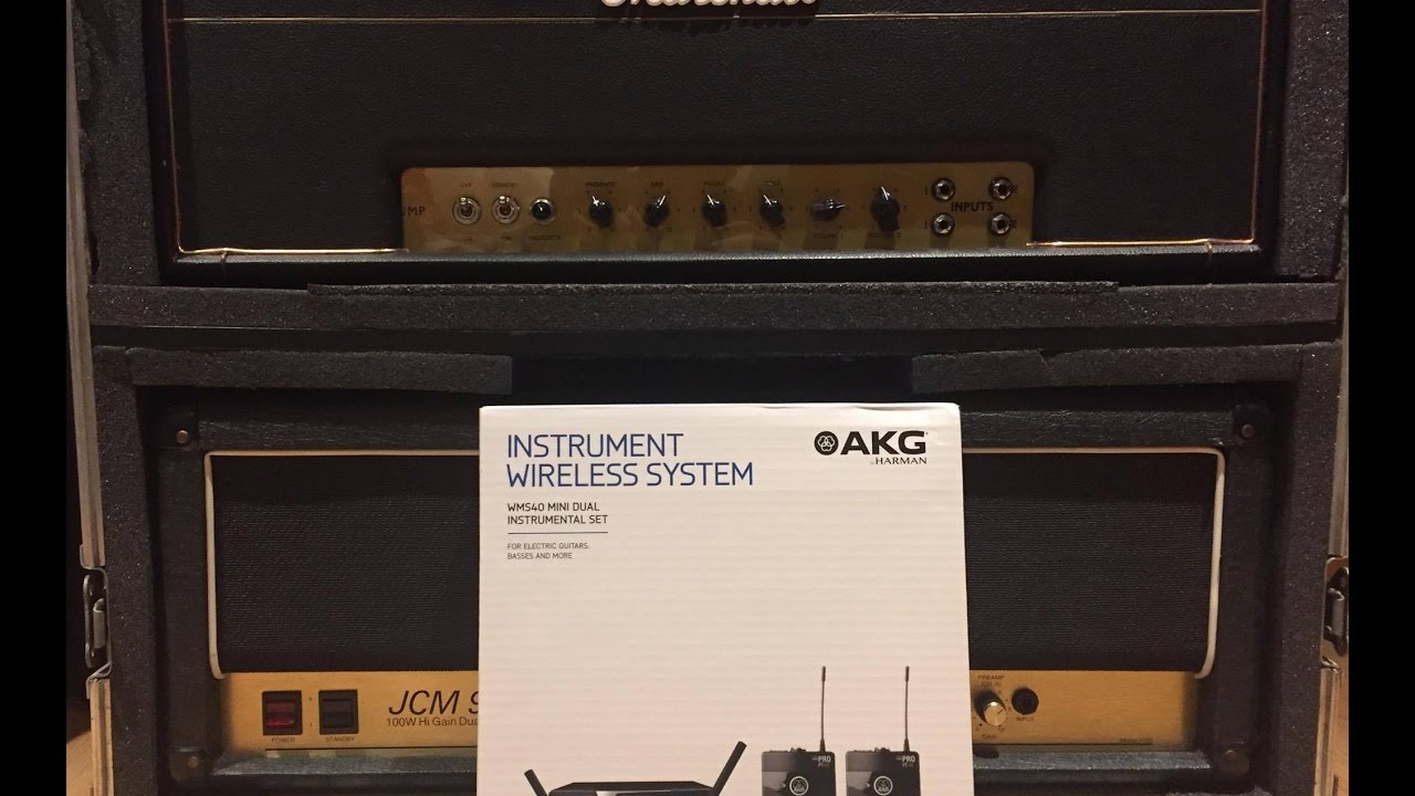 AKG WMS40 DUAL WIRELESS INSTRUMENT UNBOXING