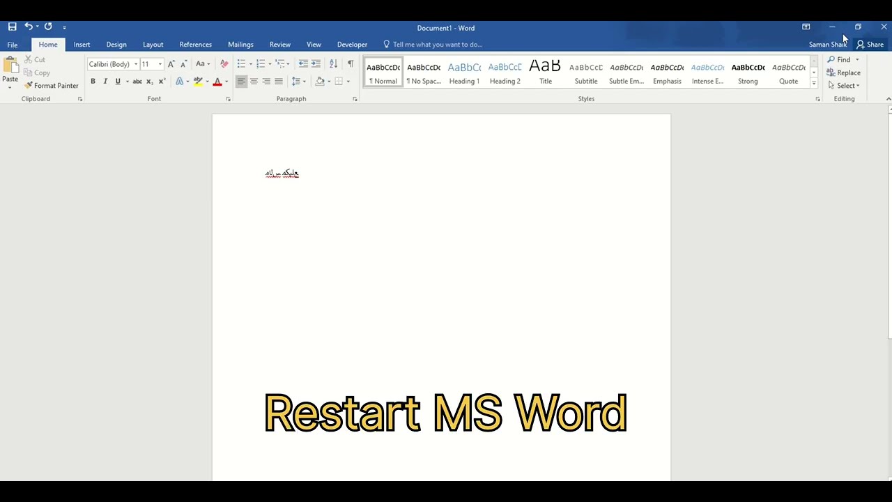 How to fix Word get shifted when Copying And Pasting Arabic