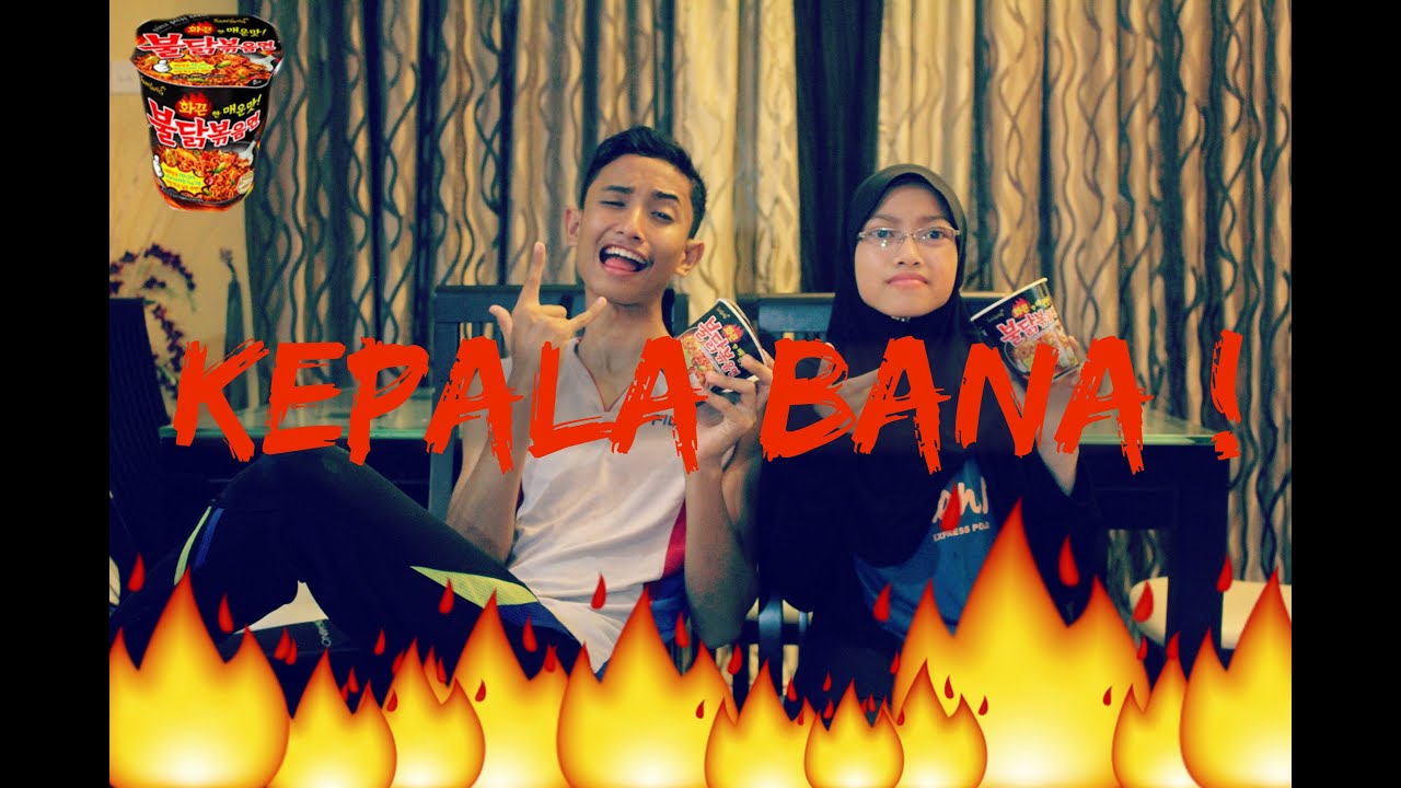 Spicy Korean KepalaBana Ramen Challenge !