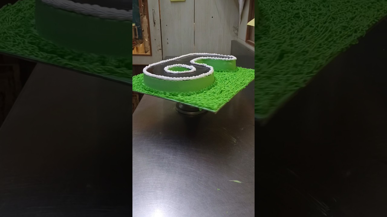 6 number car cake theme unique design tutorial