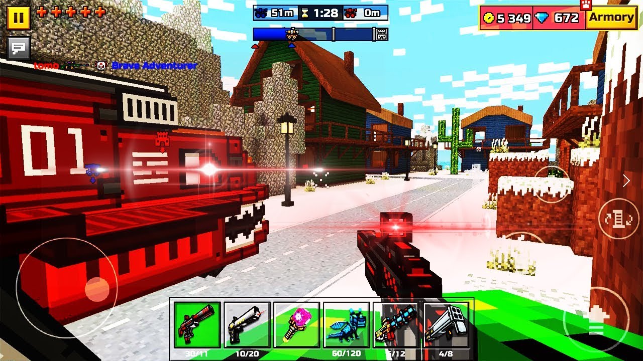 Pixel Gun 3D - Легендарное оружие кланов (битва за осаду кланов)
