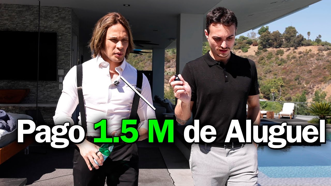 Conheci a Mansão de R$ 400 Milhões do Thiago Finch em Los Angeles