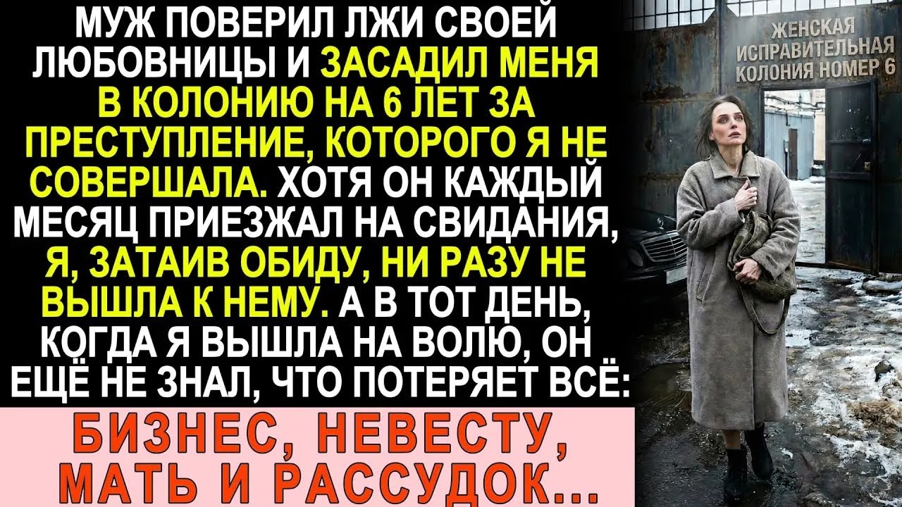 Муж отправил меня на зону из за лживой любовницы  Спустя 6 лет я вышла на волю, он потерял всё