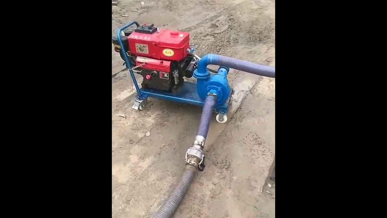 Portable 3 4 inch river water sand pump Diesel Gravel pump