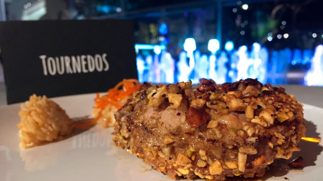 Tourned&oacute; de Ternasco de Arag&oacute;n en costra de frutos secos