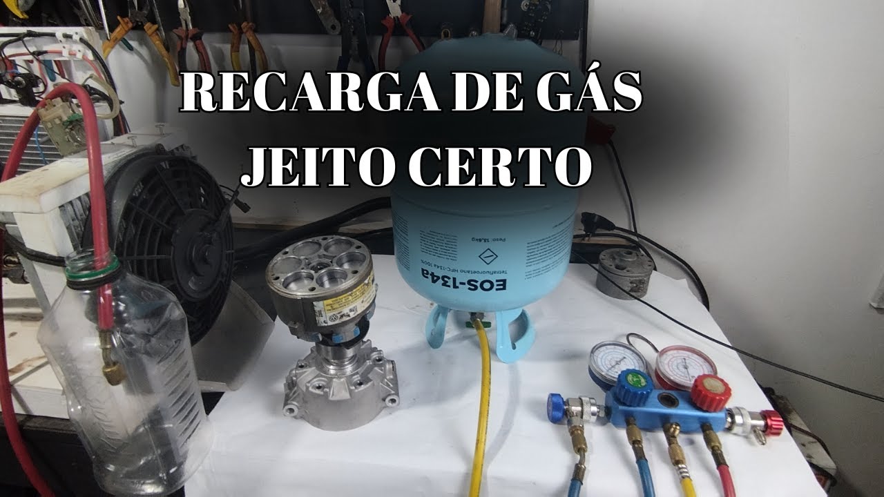 Ar condicionado automotivo/recarga de gás